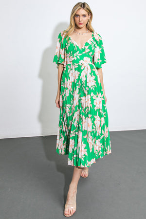 Message in a Bottle Woven Midi Dress