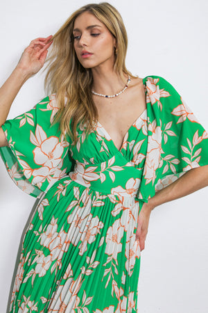 Message in a Bottle Woven Midi Dress
