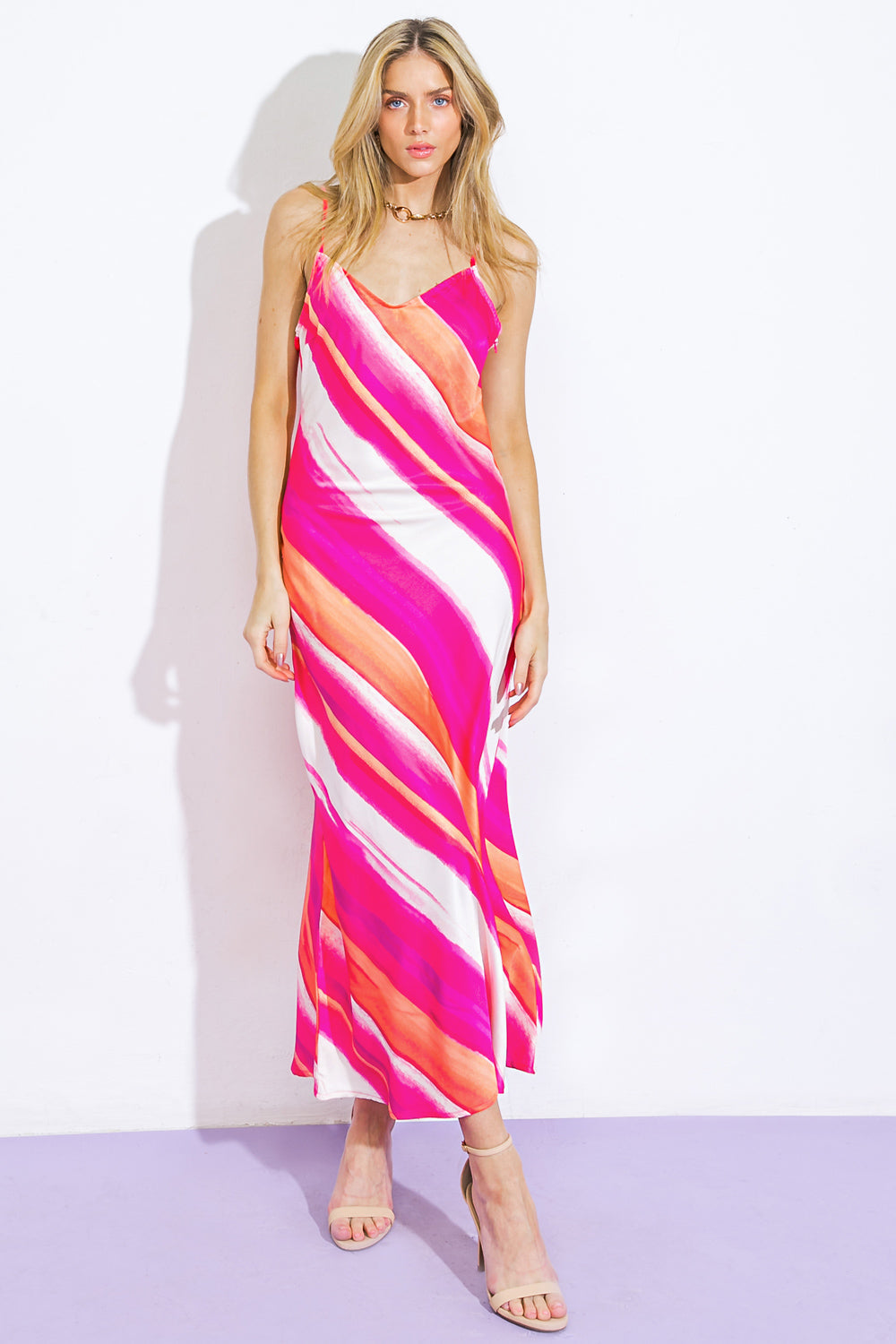 Spring Fling Woven Midi Dress