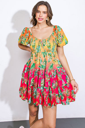 ROAD TO NASHVILLE WOVEN MINI DRESS