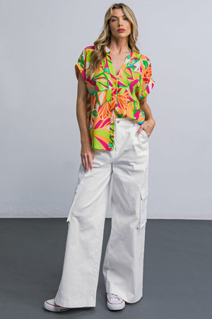 ADORABLE POSH WOVEN CARGO PANTS