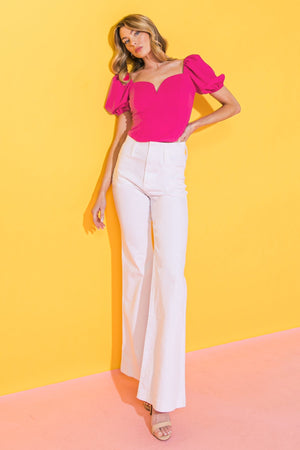 Rich Flex Woven Crop Top