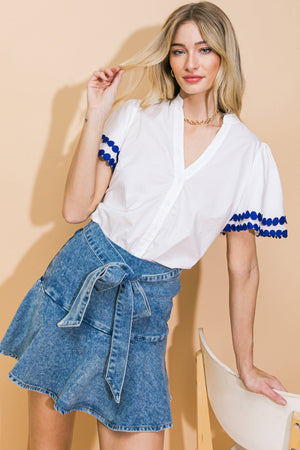Learn as You Go Woven Top