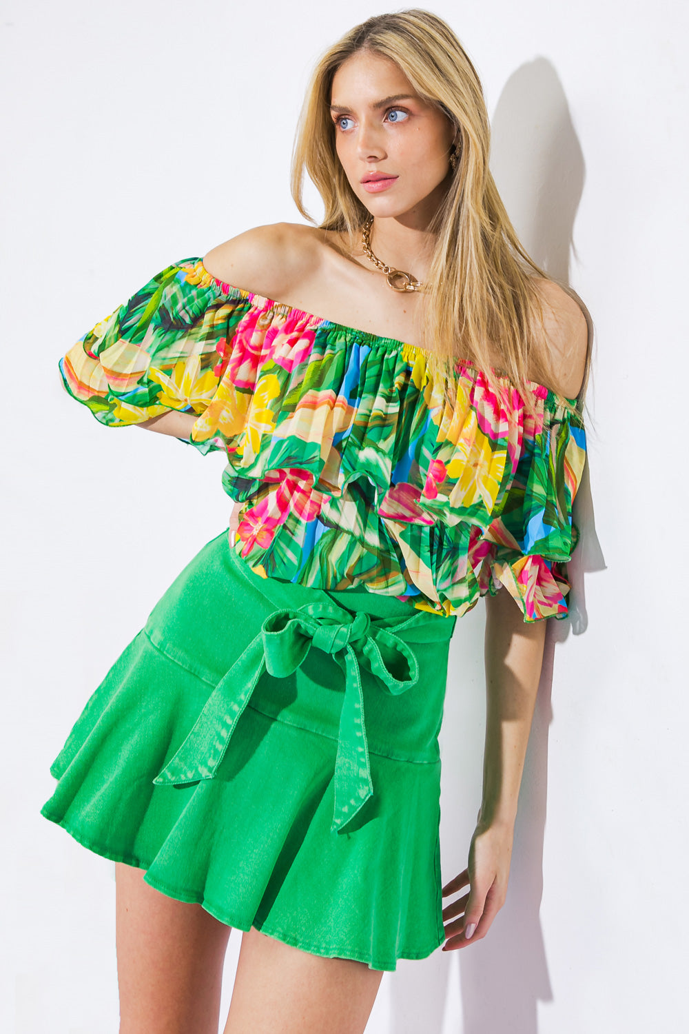 I'Ll Be Loving You Woven Top