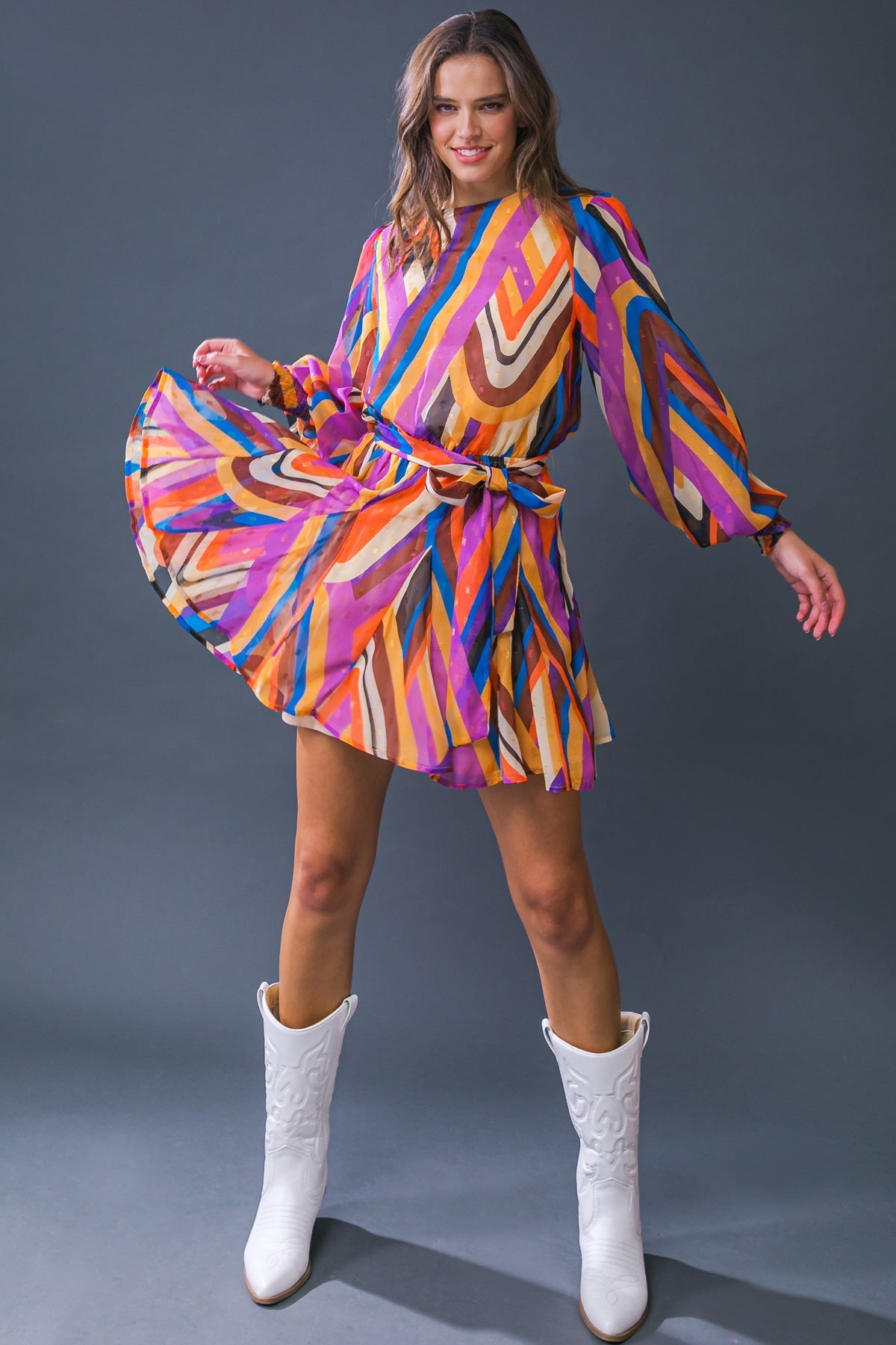 Paloma Party Woven Mini Dress