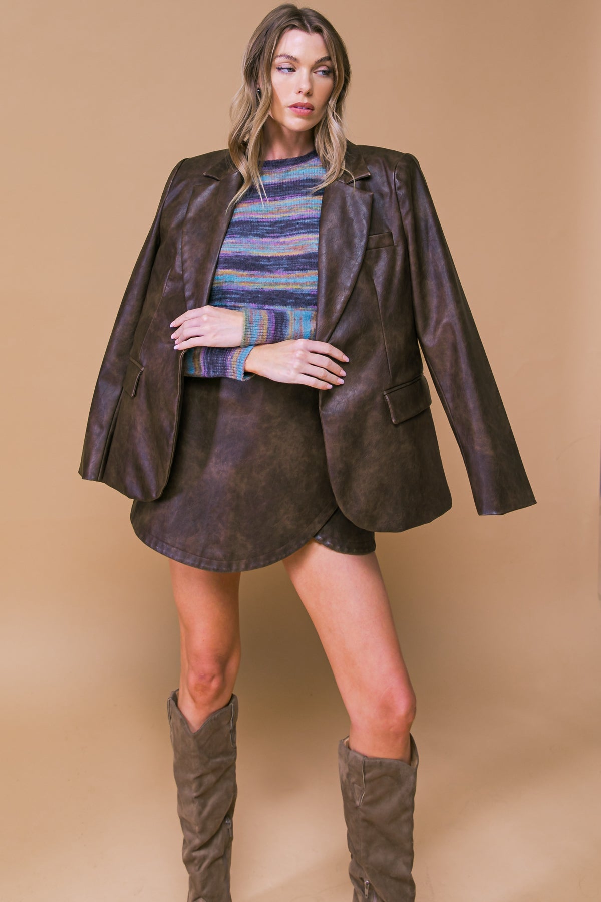 Exceptional Look Faux Blazer