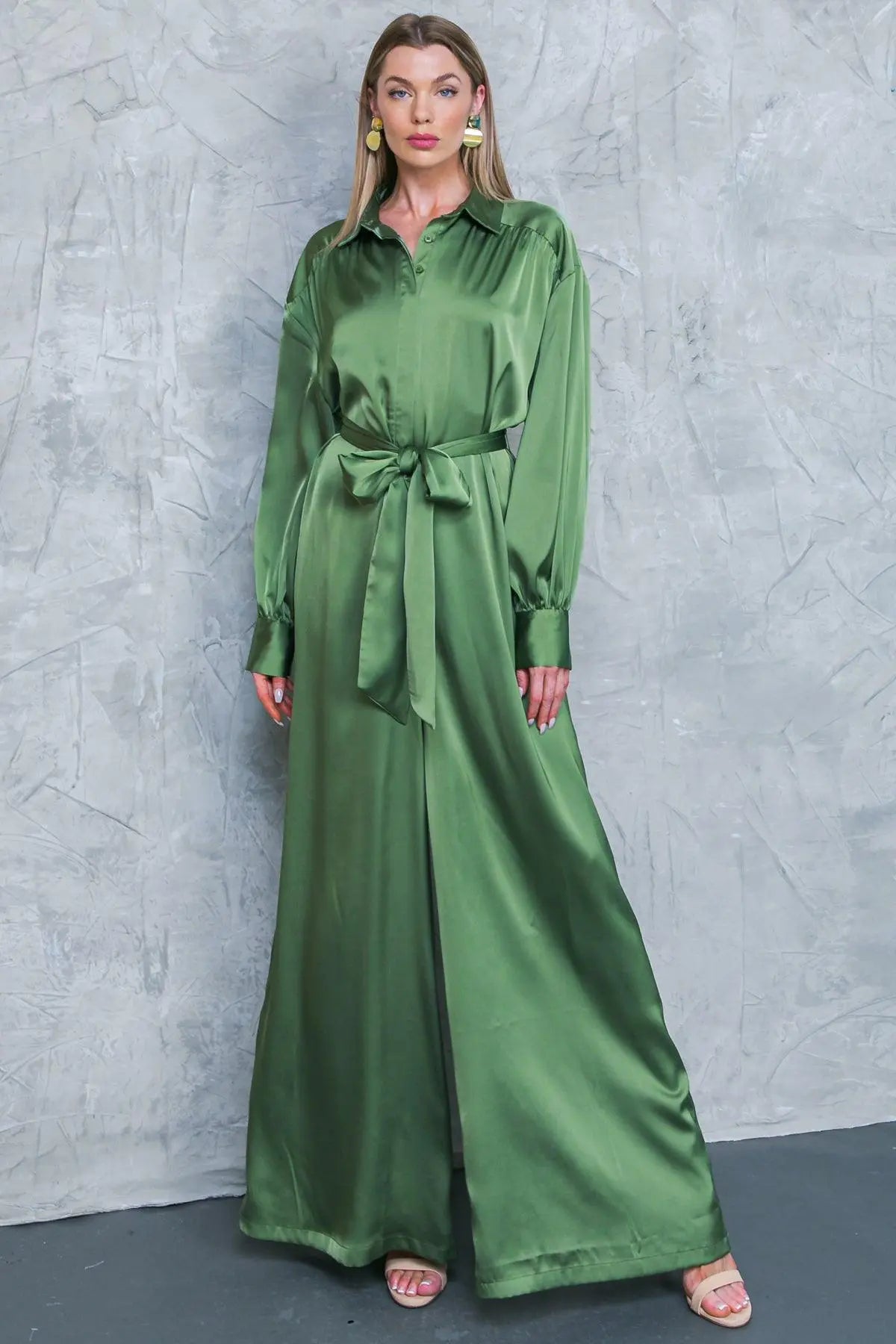 LIKE FINE ART WOVEN JUMPSUIT