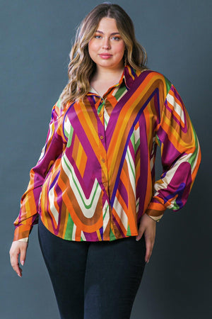 Printed Woven Long Sleeve Shirt