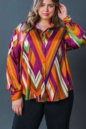 Printed Woven Long Sleeve Shirt
