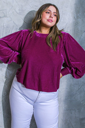 It'S Your Time Velvet Top