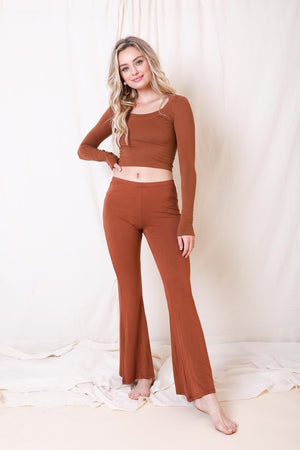 Flared Lounge Pants Bralette Leto Collection 