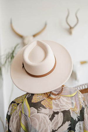 Flat Brim Buckle Hat Hats & Hair