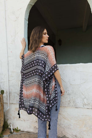 Floral Combo Kimono