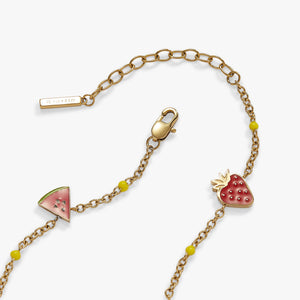 Fruit Inline Charm Anklet