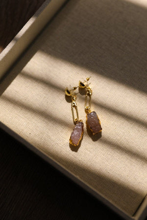 Gem Stone Fashion Earrings Jewelry Leto Collection 