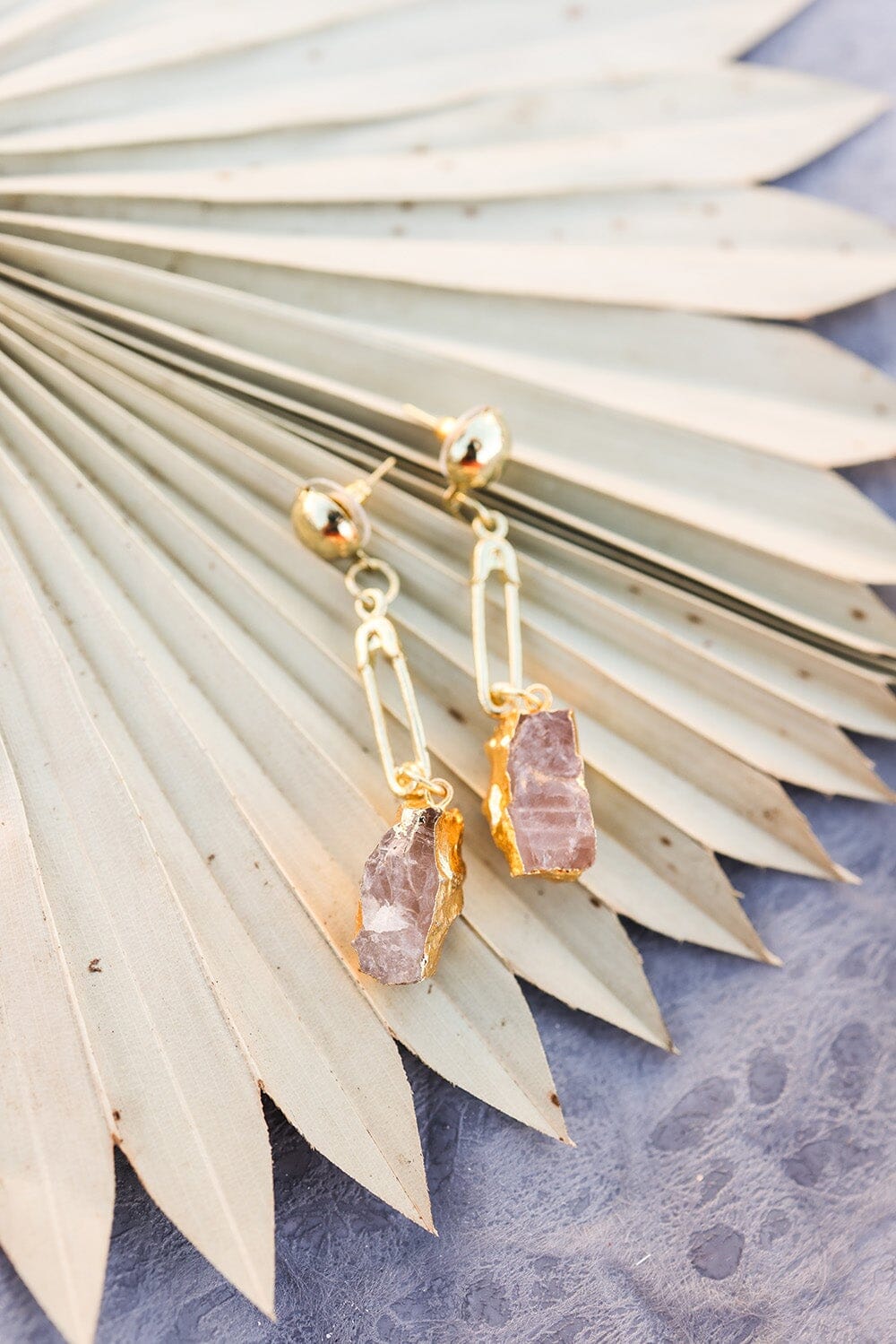 Gem Stone Fashion Earrings Jewelry Leto Collection 
