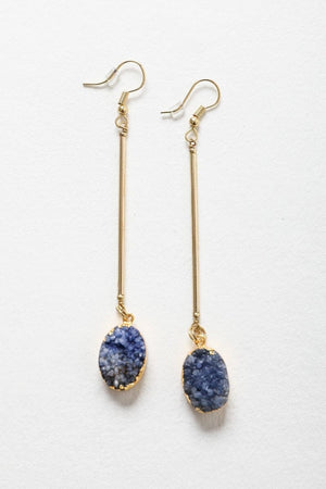 Gemstone Drop Earrings Jewelry Leto Collection 