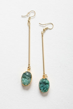 Gemstone Drop Earrings Jewelry