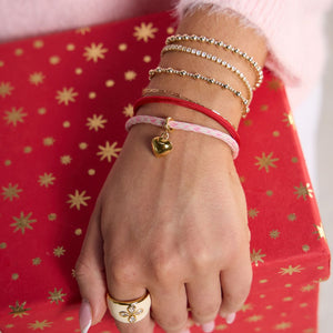 Strawberry Milkshake Minimalist Waterproof Cord Bracelet