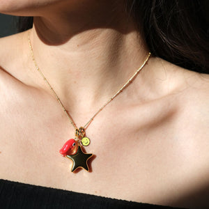Gold Puffy Star Charm