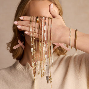 Gold Tennis Necklace