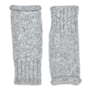 Gray Essential Knit Alpaca Gloves