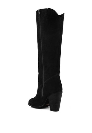GREAT-STORM Suede Leather Calf Boots Rag Company 