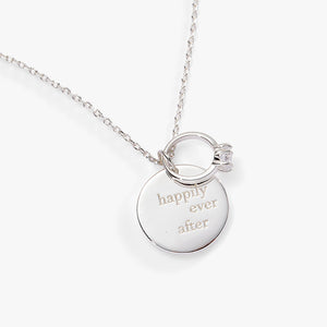 “Happily Ever After” Duo Charm Pendant Necklace
