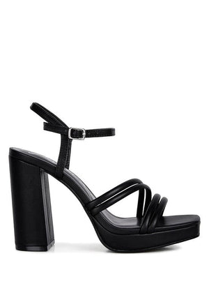 High Heel Platform Strappy Sandals Rag Company 