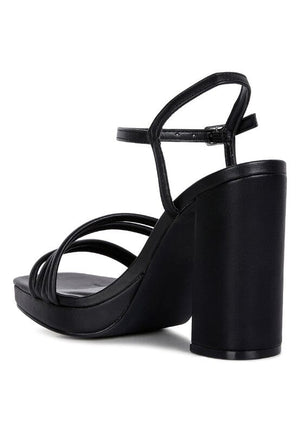 High Heel Platform Strappy Sandals Rag Company 