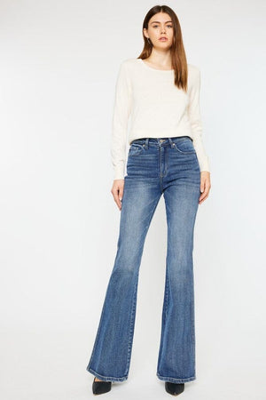 High Rise Flare Jeans - KC7340M Kan Can USA 