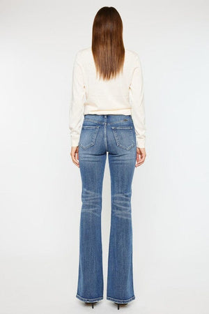 High Rise Flare Jeans - KC7340M Kan Can USA 