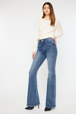 High Rise Flare Jeans - KC7340M Kan Can USA 