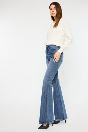 High Rise Flare Jeans - KC7340M Kan Can USA 