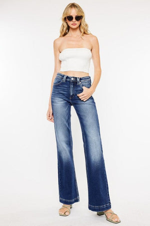 High Rise Holly Flare Jeans - KC9289M Kan Can USA 