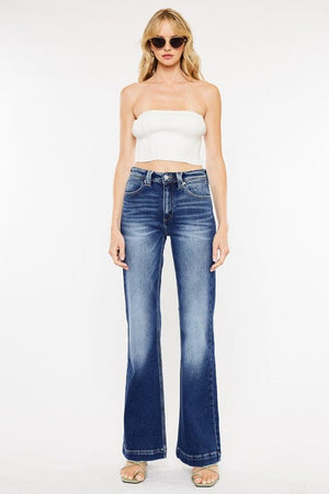 High Rise Holly Flare Jeans - KC9289M Kan Can USA 