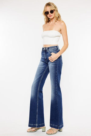 High Rise Holly Flare Jeans - KC9289M Kan Can USA 