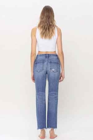 High Rise Straight Jeans Flying Monkey 