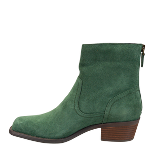 OTBT - HOMESTEAD in DARK GREEN Heeled Ankle Boots