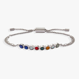 'I Love You' Hidden Message Acrostic Bolo Bracelet