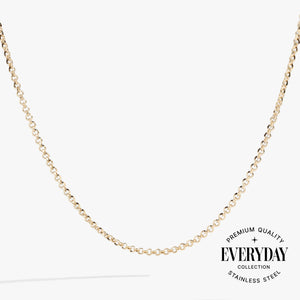 Faceted Rolo Charm & Layering Necklace