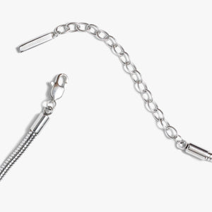 Round Herringbone Charm & Layering Necklace