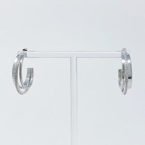 Irene Dimensional Hoop Earrings Ellison and Young 