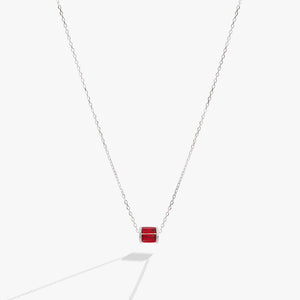 July Birthstone Precious Pendant Necklace