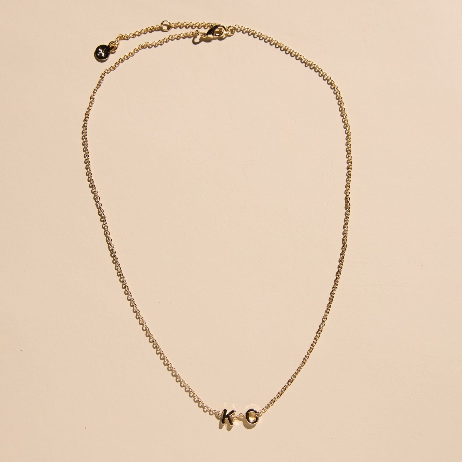 KC Initial Necklace