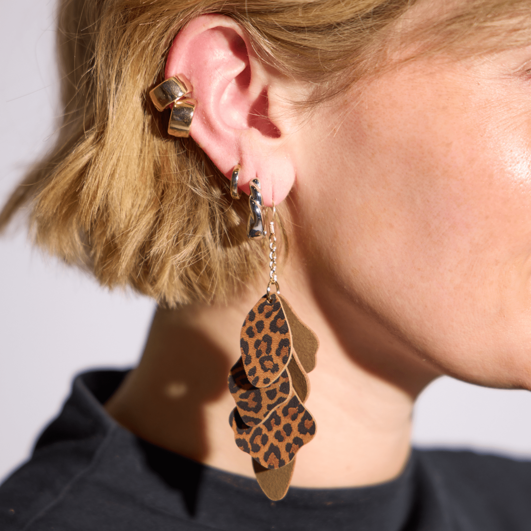 Leopard Florence Earrings