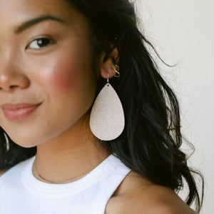 Lip Gloss Teardrop Earrings