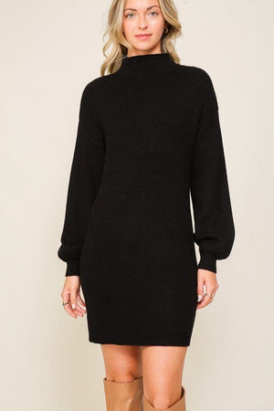 Long Sleeve Sweater Dress Lumiere 
