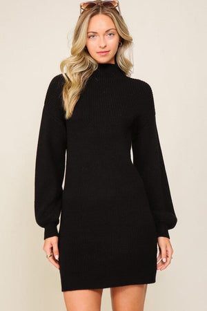 Long Sleeve Sweater Dress Lumiere 