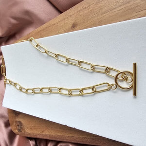 Luxe Gold Chunky Paperclip Chain - 20in Spiffy & Splendid 